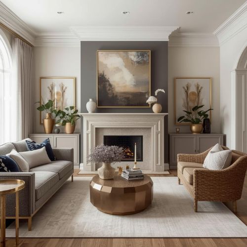 Kelly McKay Real Estate Professional at Warren Real Estate stock image - living room area